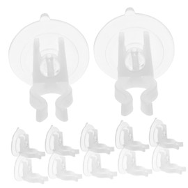 12pcs Electronic Candle Suction Cup Battery Operated Candles Suction Cup Led Candles Suction Cup Electric Candles Suction Cup Clamp Suction Cup for Electric Candles