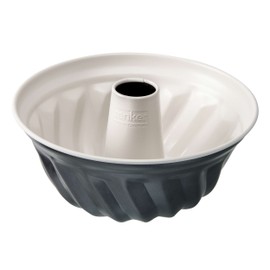 Zenker Kugelhopf Tin "Creme Noir", Grey/Beige, 8.66"