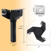 CNC Spoilboard Surfacing Router Bit, 1/2" Shank 2" Cutting Diameter,