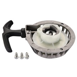 WOOSTAR Recoil Pull Starter with 3 Bolts Replacement for 2 Stroke 47cc 49cc Pocket Bike Mini Moto ATV 4 Wheeler Quad