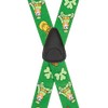 Suspender Store Novelty Leprechaun Suspenders - 1.5-Inch Wide Elastic Straps