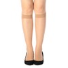 Fukusuke Women's High Socks, Solid Color, Compression Stockings, 2 Pairs
