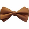 Bowties.jp bd470 Orange Brown Deformed Bowtie, Bowtie, Easy to Wear,