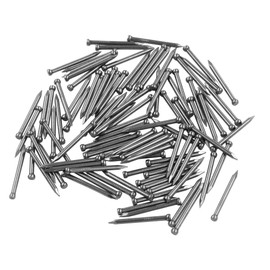 OMOTOOL Hardware Carbon Steel Nails Assortment Set (100 Pieces), Galvanized Nails for Hanging Pictures and Woodworking, Concrete Steel Nails for Skirting Boards and Woodworking (28mm)