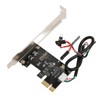 Computer Power Reset Switch PCIE Card Precise Control Thickened Gold