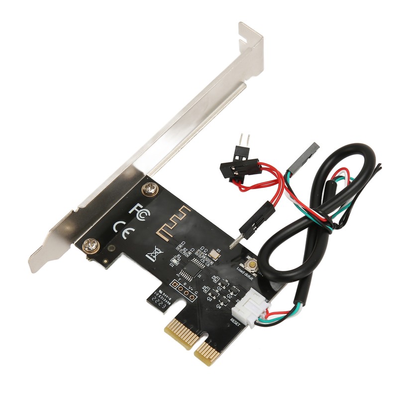 Computer Power Reset Switch PCIE Card Precise Control Thickened Gold