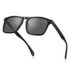 Carfia Retro Polarized Sunglasses for Men UV Protection Hand-crafted Acetate