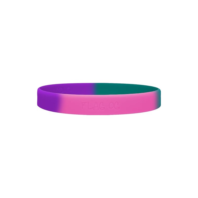 Pelea como una chica pulsera de silicona pulsera Pack de