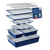 Bakken 8-Piece Stackable Bakeware Set - Ceramic Non-Stick Coating, Baking