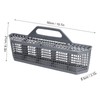 WGFOIP Universal Plastic Dishwasher Cutlery Storage Basket, Easy Drying for