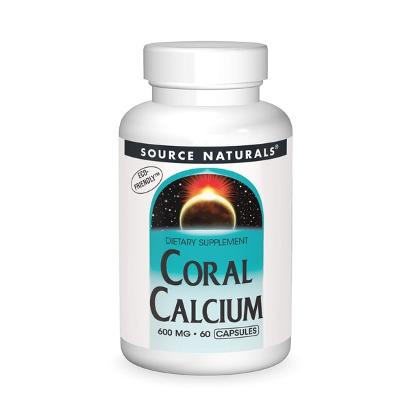 Source Naturals Coral Calcium 600 Mg, 60 Capsules