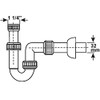 Viega 105952 Pipe Odour Trap with Siphon 1 1/4 Inch