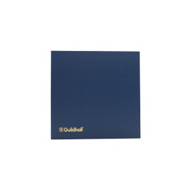 Exacompta - Ref 51/7-14Z - Guildhall - Account Book, 298 x 305mm, 7 Debit & 14 Credit Columns, 80 Pages of 95gsm Ledger Quality Paper, Hardback Blue Vinyl Cover, Traditionally Sewn