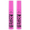 essence I LOVE EXTREME crazy volume mascara (Negro, 2 Unidades)