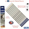 artline HB Graded Love Art Professional Artist 10 x Pencils