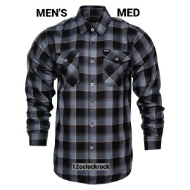 DIXXON x SHADOWS FALL Collab Limited Edition Flannel Shirt  - Men's M