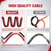 Nilight Jumper Cables for Car Battery 2 Gauge 25 FT