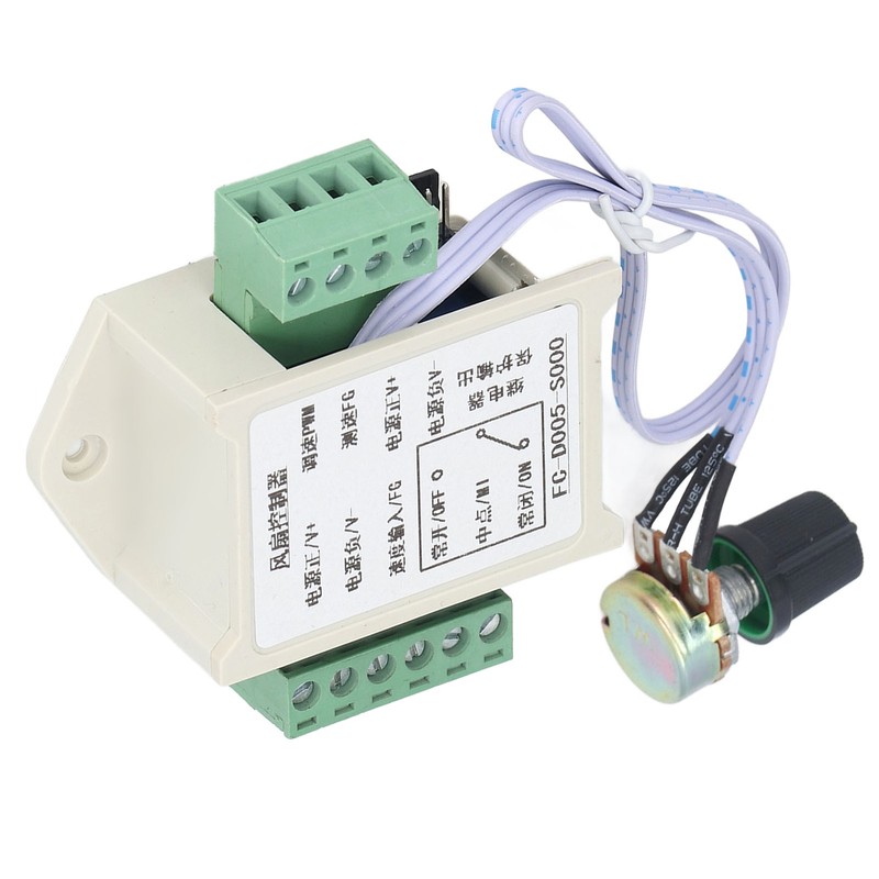 Fan Speed Controller 4 Wire Speeds Control Socket Ventilation Heat