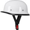 Yesmotor Helmet Half Shell German Motorcycle Helmet with Cycling Glasses