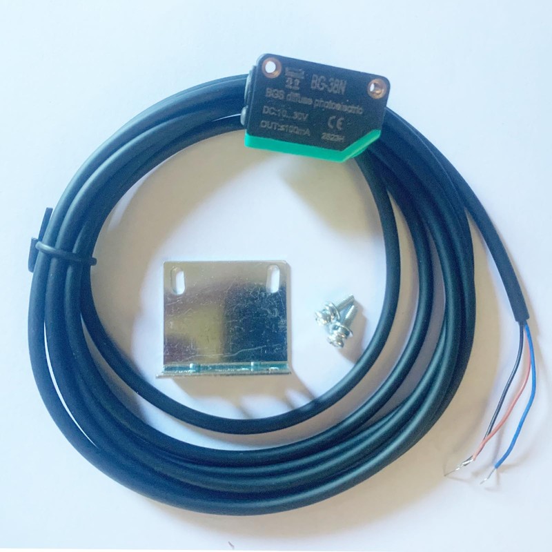BG-38N Photoelectric Sensors,Background Suppression Diffuse Photoelectric Sensor,Sensing Distance 5-350mm,10–30VDC,NPN Output,Detection