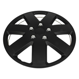 SCITOO 4pcs Set of 16-Inch Black Hubcaps can be Easily Installed on Car Truck SUV,Suitable for a Variety of Models,Beautiful and Rust-Proof