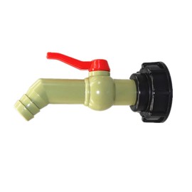 SENRISE IBC Tank Outlet Tap 1 Inch Ball Valve Adapter IBC Tank Fittings S60x6 45 Degree Hose Connector Valve for IBC Rainwater Tank
