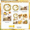 WANDIC 3 Sheets Honey Rub on Transfer Stickers Honeybee Decals