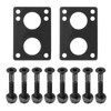 PATIKIL Skateboard Riser Pads Screws Set, 2 Pack 6mm Rubber