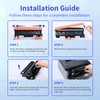 TN760 TN-760 Toner 4 Pack Replacement for Brother TN760 Toner