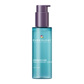 Pureology Strength Cure Dream Healer Serum - Leave-In Treatment For Damaged or Color-Treated Hair, Split End Repair, Lightweight & Strengthening Heat Protectant, Vegan, 3.4 Fl Oz