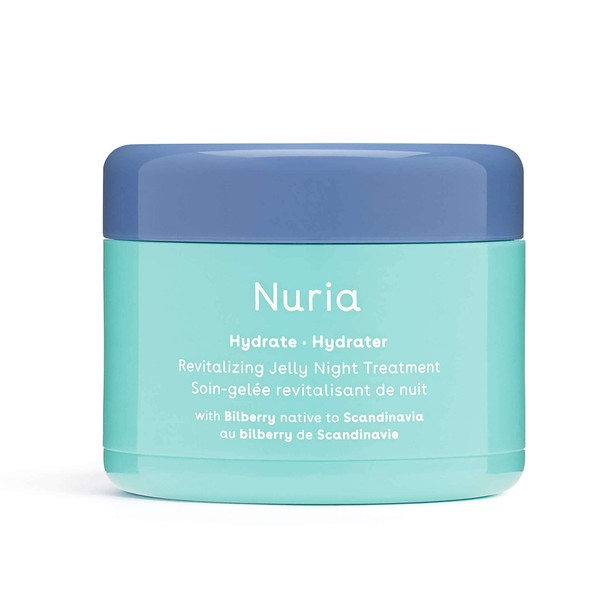 Nuria - Hydrate Revitalizing Jelly Night Face Moisturizer, Refreshing Facial Moisturizer Jelly Mask for Nighttime Skin Recovery, Suitable for All Skin Types, 55g/1.9 oz
