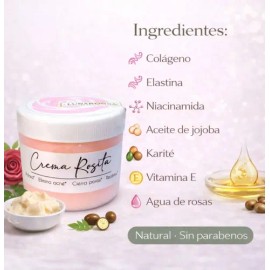 Kit Crema Rosita Aclarado Natural Colágeno Fps 15