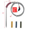4 Packs Pro Meat Temperature Probes for Weber iGrill, Connect