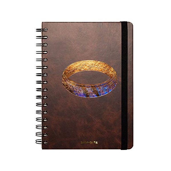 Erik - The Lord of The Rings Academic Diary 2020-2021 A5 Week to View, Mid Year Diary - 12 Months