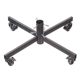 Vickerman 30" Rolling Tree Stand - Perfect for 8-9.5 ft Tree - Christmas Tree Stand Roller - Reliable and Durable - Sleek Black Look - Heavy Duty Commercial Stand