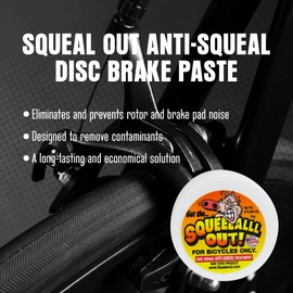 Squeal Out Anti-Squeal Disc Brake Paste, Brake Lubricant, 3 oz Jar