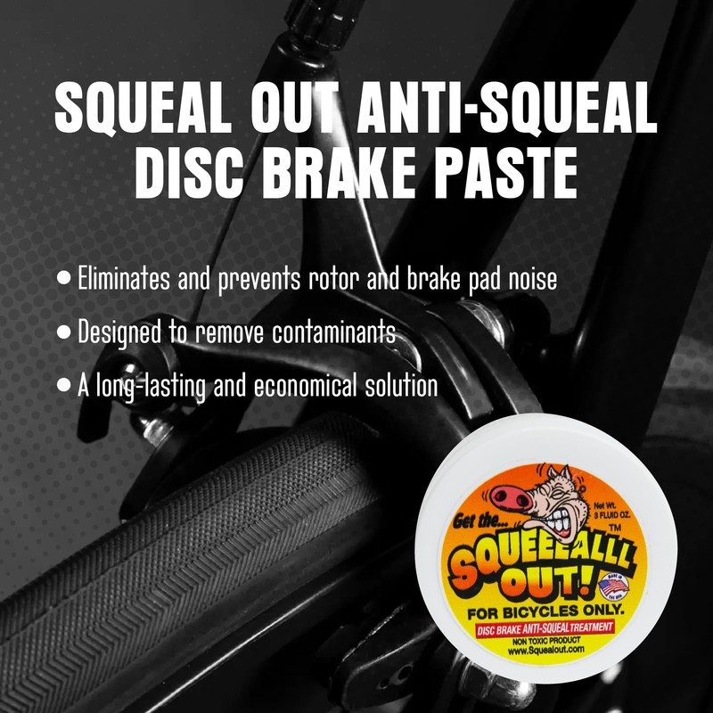 Squeal Out Anti-Squeal Disc Brake Paste, Brake Lubricant, 3 oz