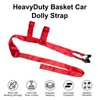 CARBOLE 2pack Car Tire Basket Straps Adjustable Wheel Net Set