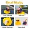 wonuu Rubber Duck Car Ornaments Yellow Duck Car Dashboard Decorations