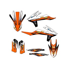 2019-2022 SX Velocity Orange Senge Graphics Base Kit Compatible with KTM
