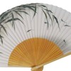Koushodo Men's Fan, Sasayu Shiraki, 8.7 inches (22 cm)