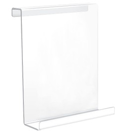 Jetec Treadmill Book Holder, Clear Acrylic Reading Rack for Treadmill Tablet Rack Universal Holder Tablet Magazines Books for Gym Exercising(9 x 11 x 3.5 Inches)