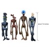 POPRORE 4 PCS Siren Head Action Figure Monster Siren Head