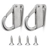 AMYSPORTS Heavy Duty Fender Hook Screw Wall Hanging Staple Hanger