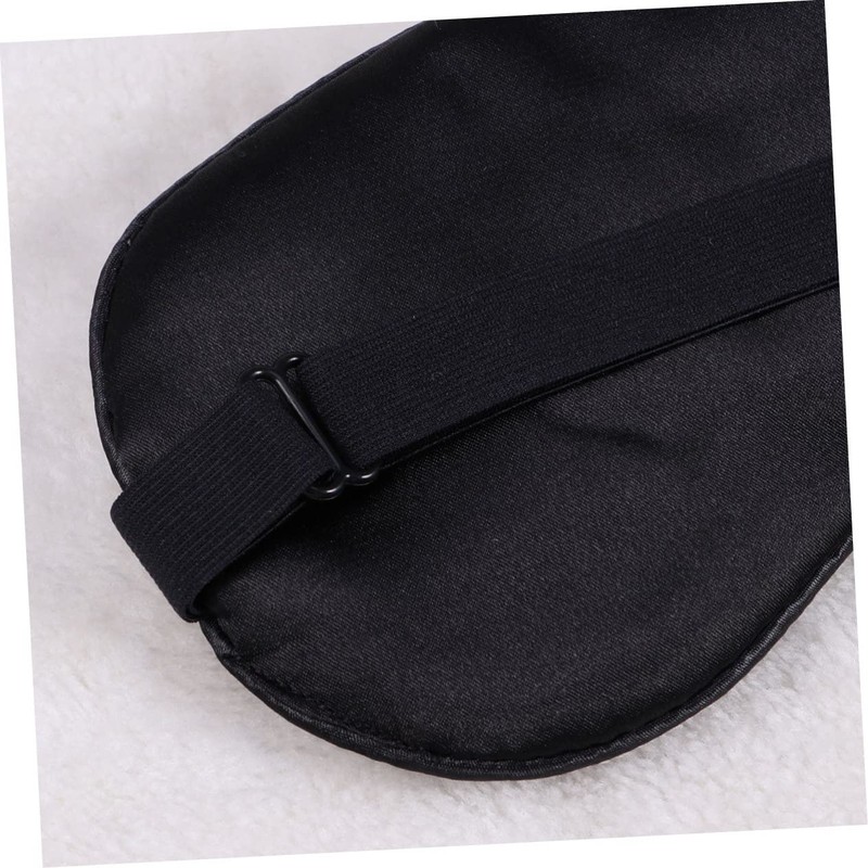 WOONEKY Travel Eye Mask for Airplane Sleep Large Silk Eye