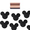 Mouse Head Rubber Stamp, 1-1/3 Medium Stamp for Scrapbooking Card