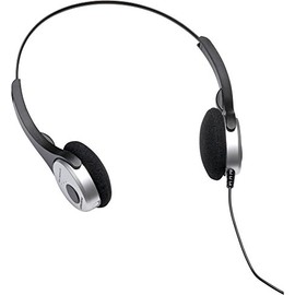 GRUNDIG Digta 565 Headphones with Wire, 95 dB, 2.6 m, Black, Silver