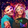 Oybete 2 Pack LED Light Up Glasses For Party Kids