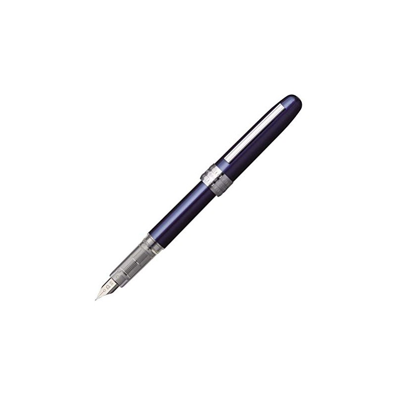 PLATINUM Plaisir PGB-1000#56 Fountain Pen/Nib Thicknesses: Fine/Colour: Blue/Blue/Blue/Handmade/Plastic Packaging/Fountain Pen