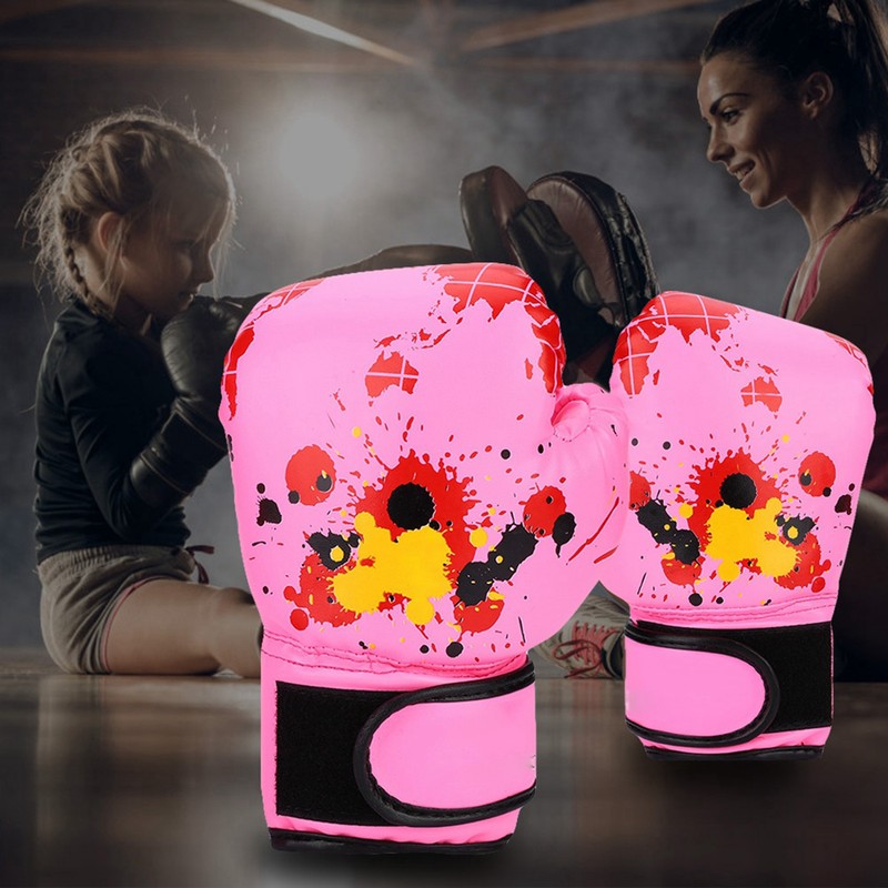 Baby Girls Boys Children Boxing Gloves Punch Training Kids Fight